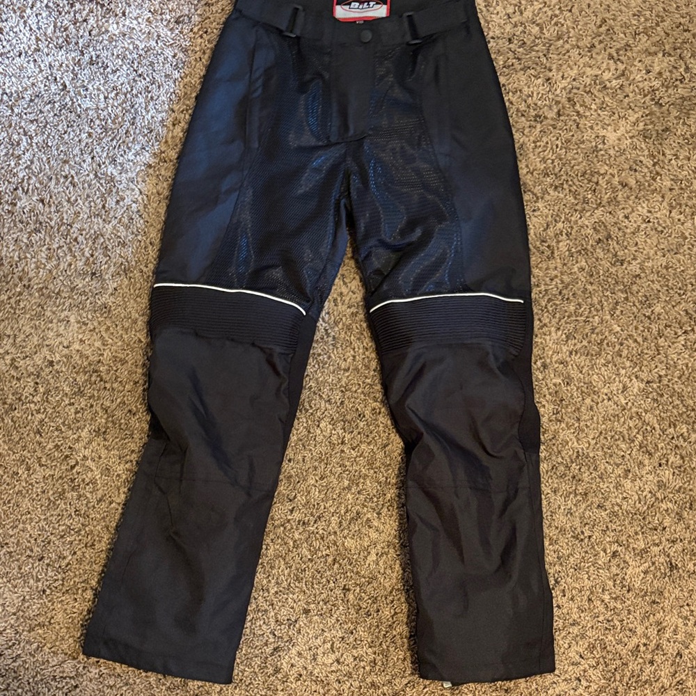 Bilt Black Motorcycle Riding Pants
